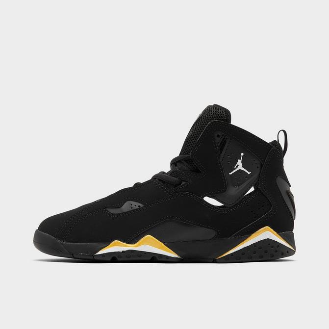 Boys black best sale and gold jordans