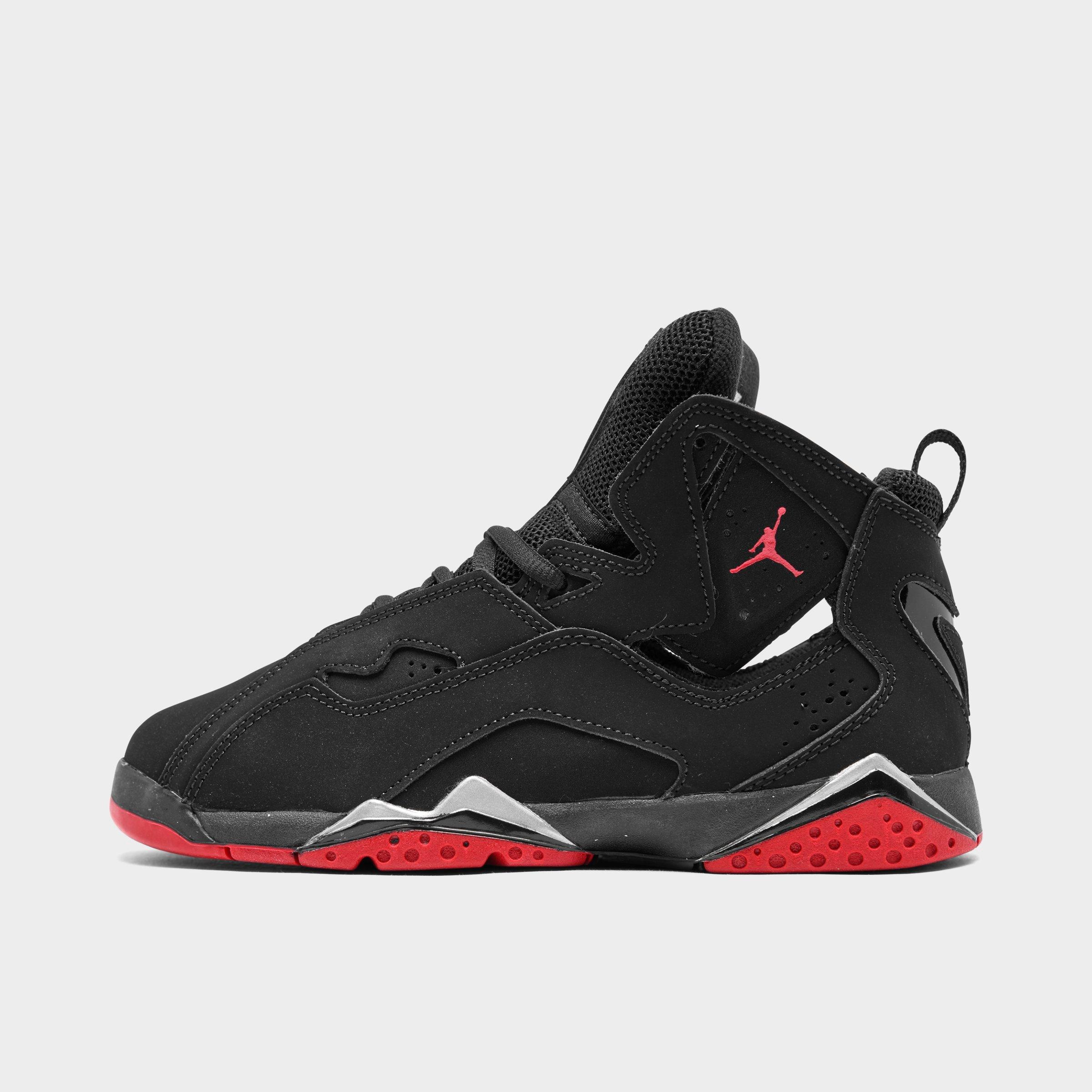 jordan true flight red black and white
