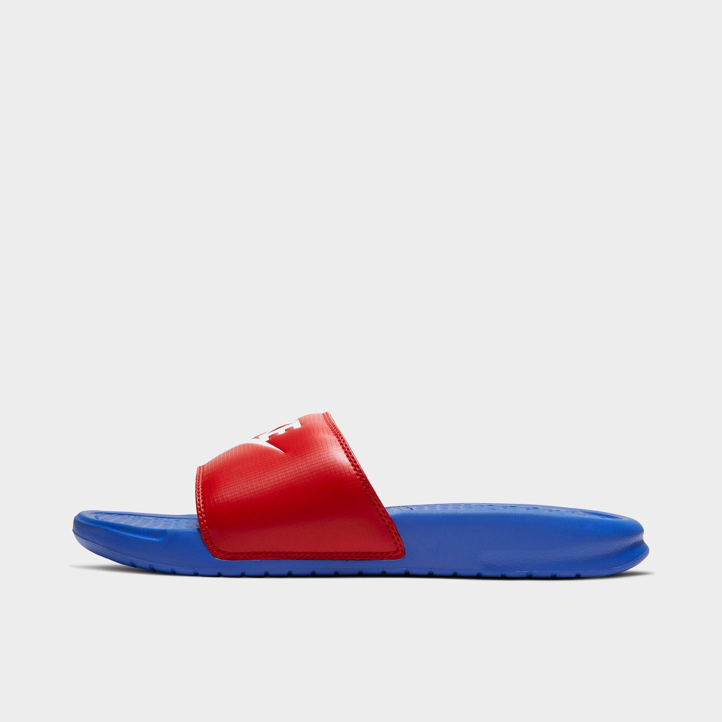 royal blue nike flip flops