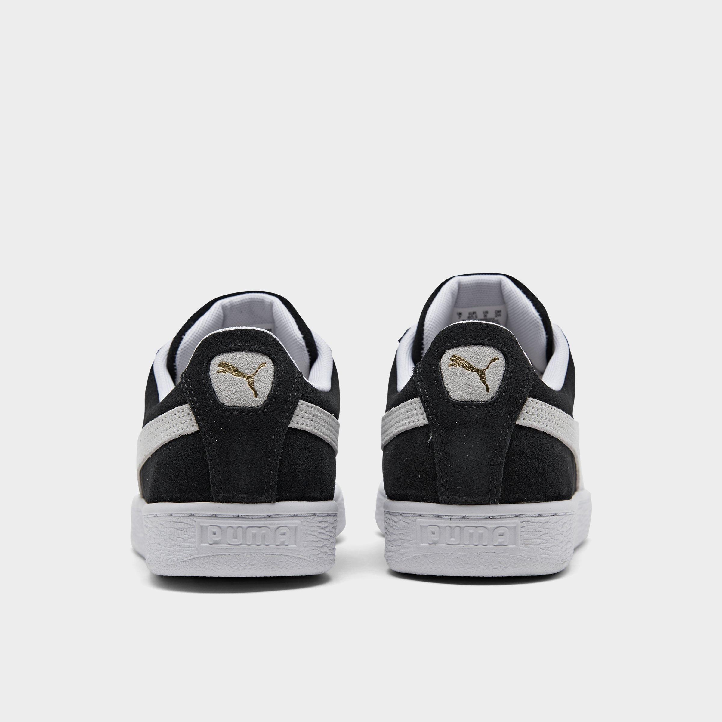 puma suede classic black and white