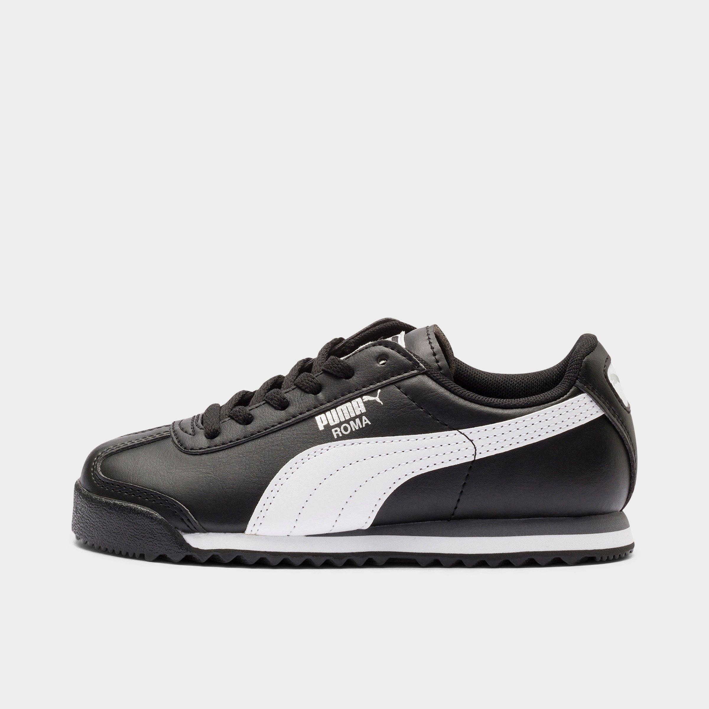 puma black casual shoes