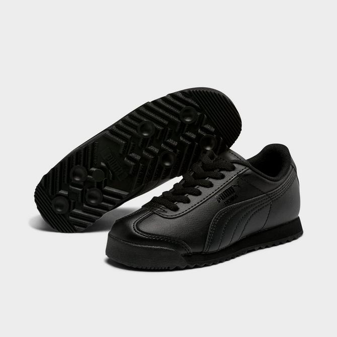 All black puma roma best sale