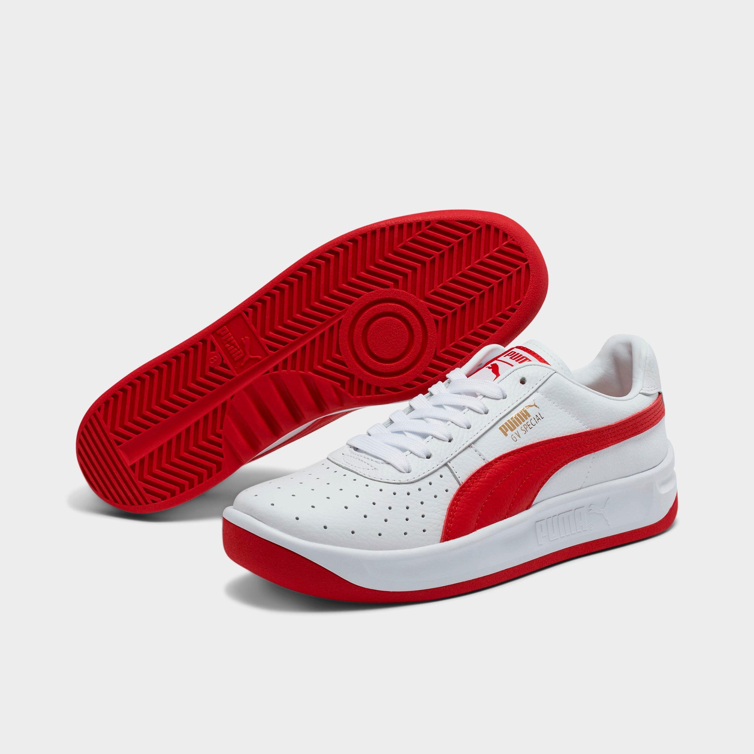 puma gv special white red