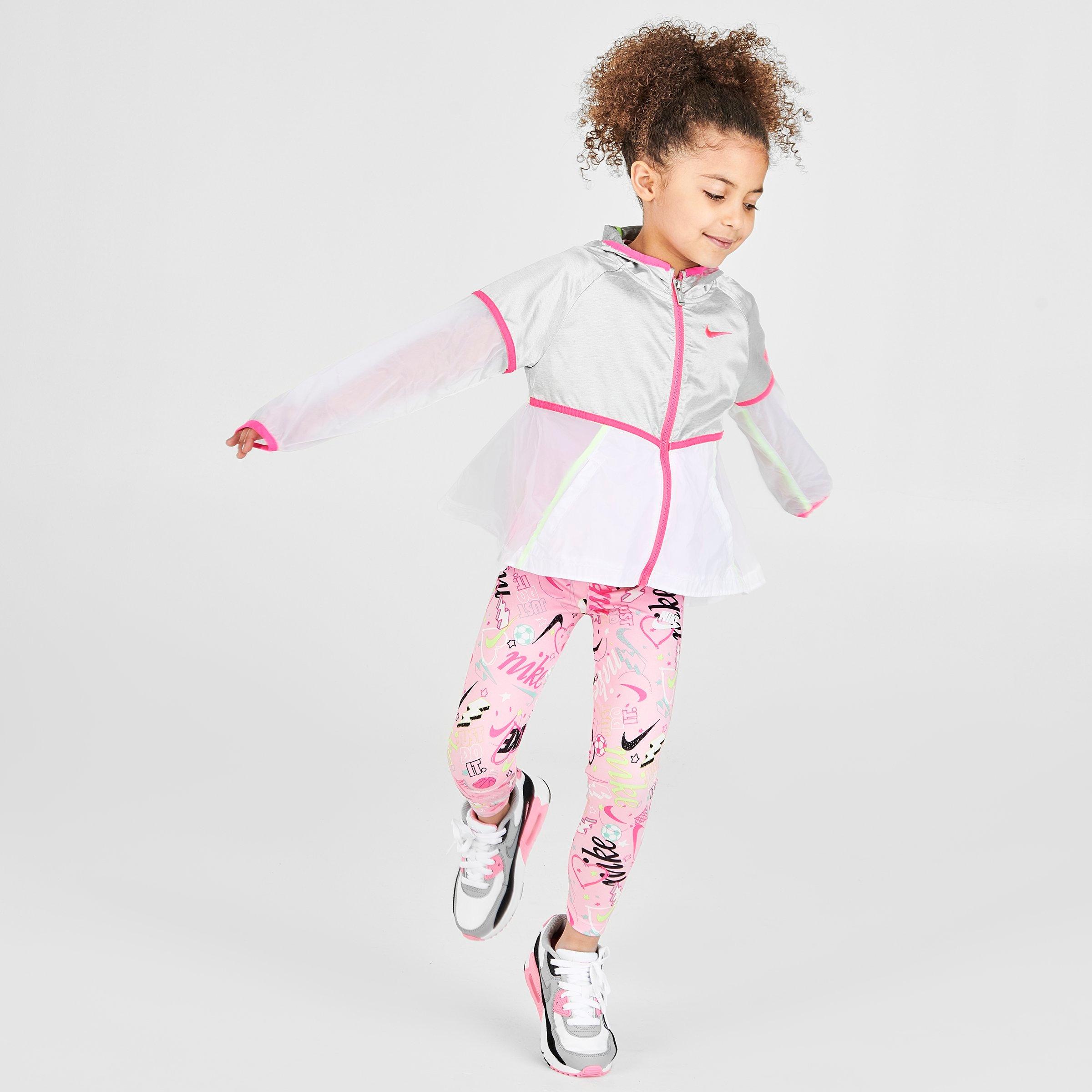 nike metallic windbreaker jacket