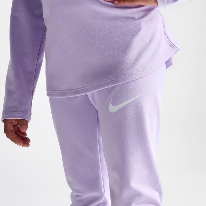 Nike - Girls Purple Logo Leggings Set