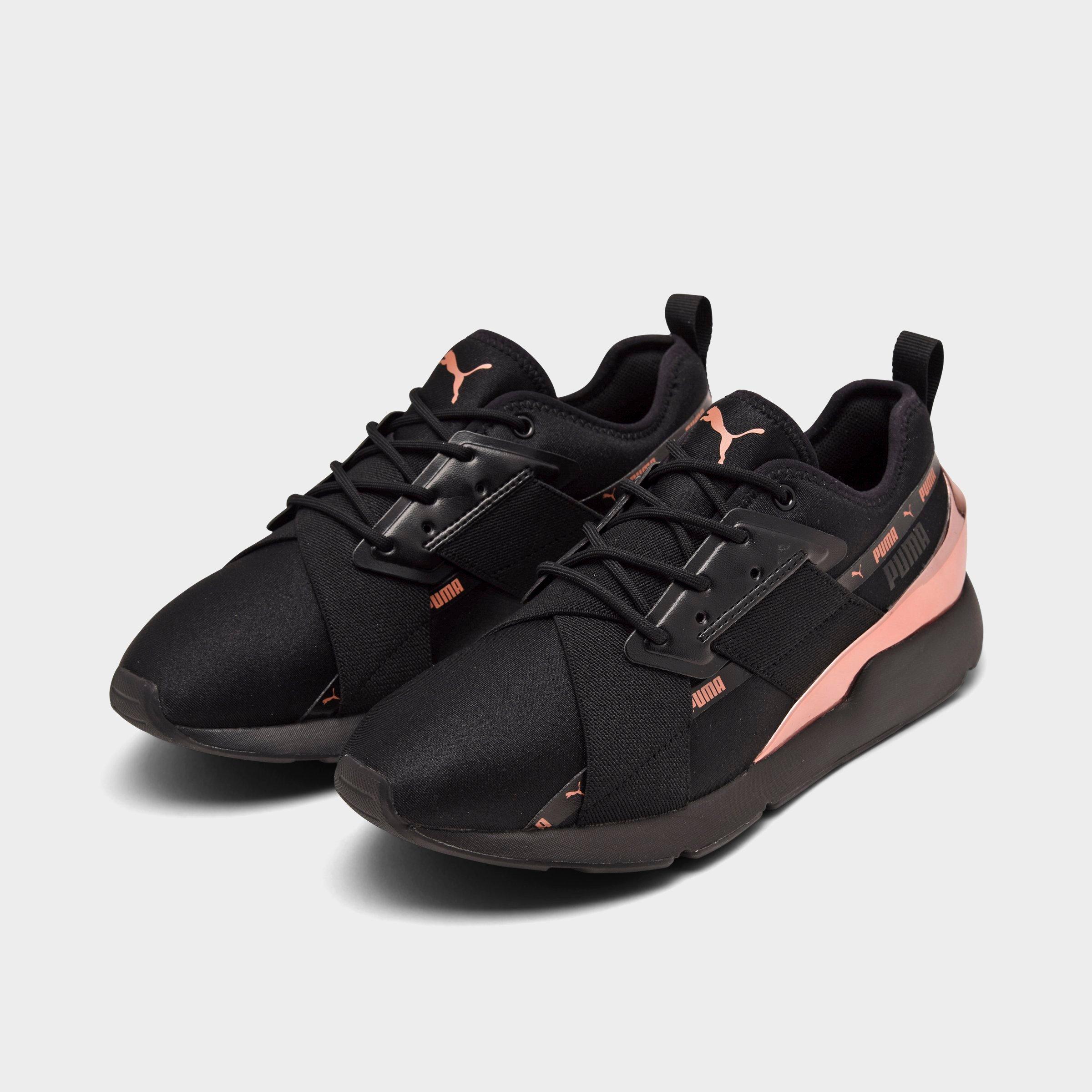 women's muse metallic casual sneakers from finish line