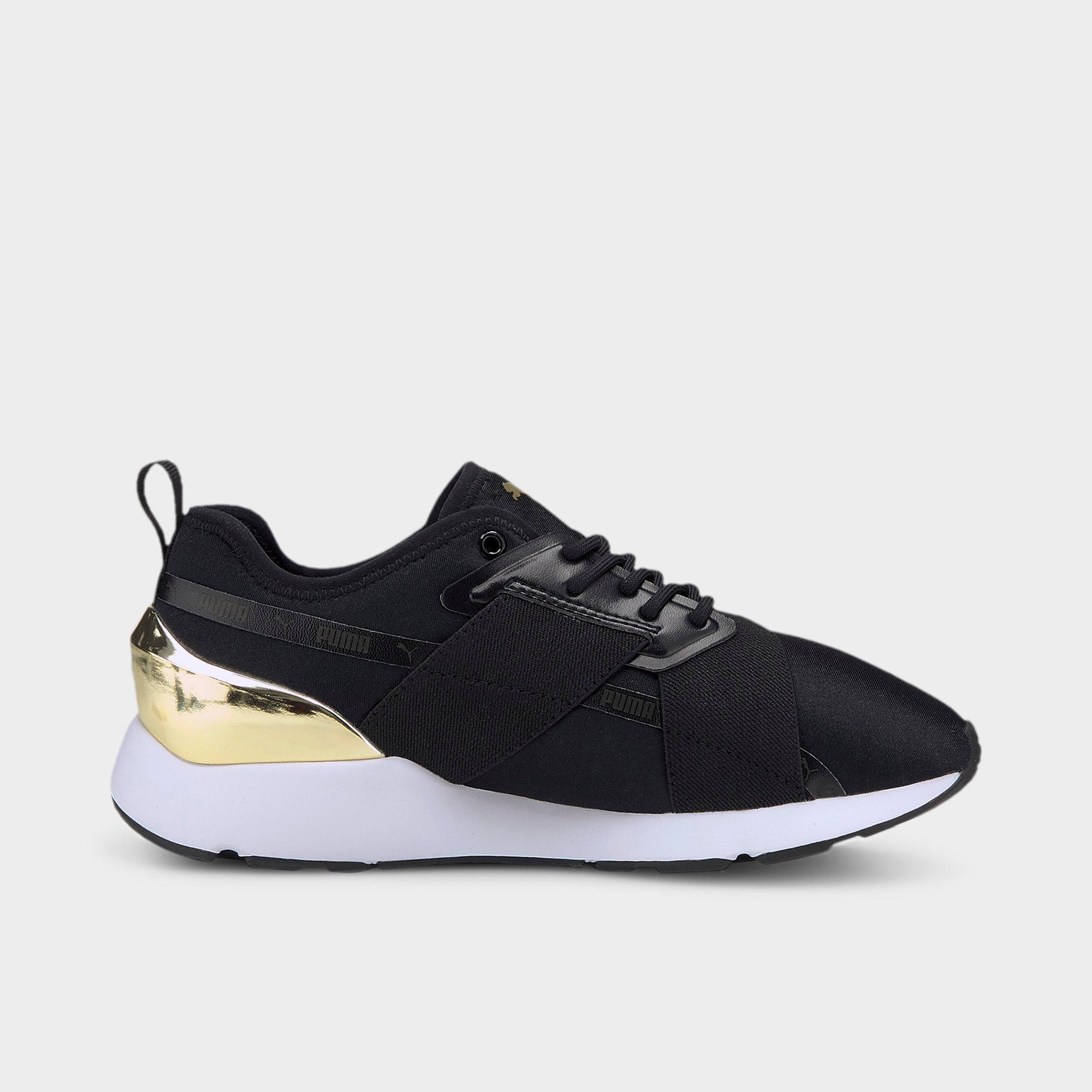 women's muse metallic casual sneakers from finish line