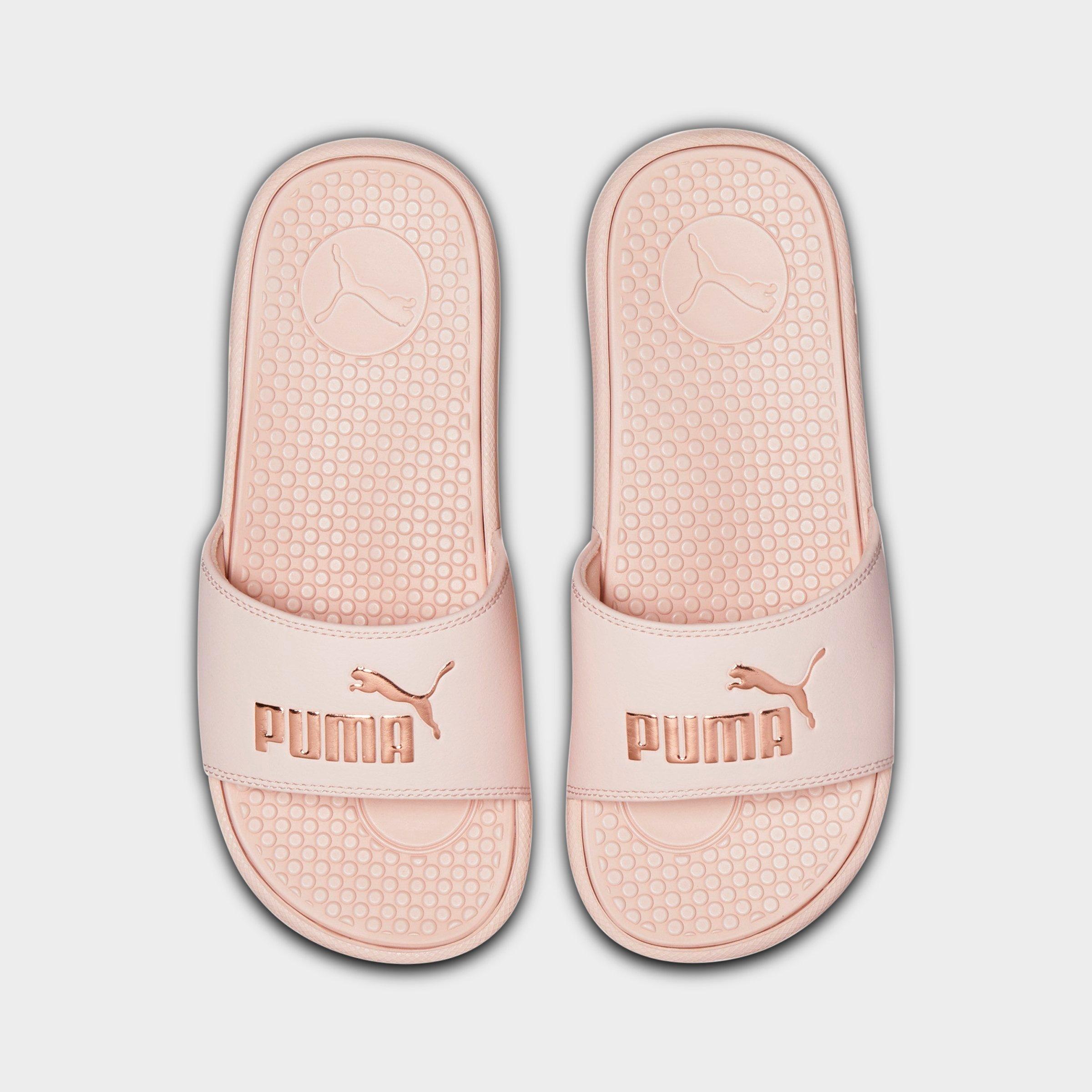 gold puma slides