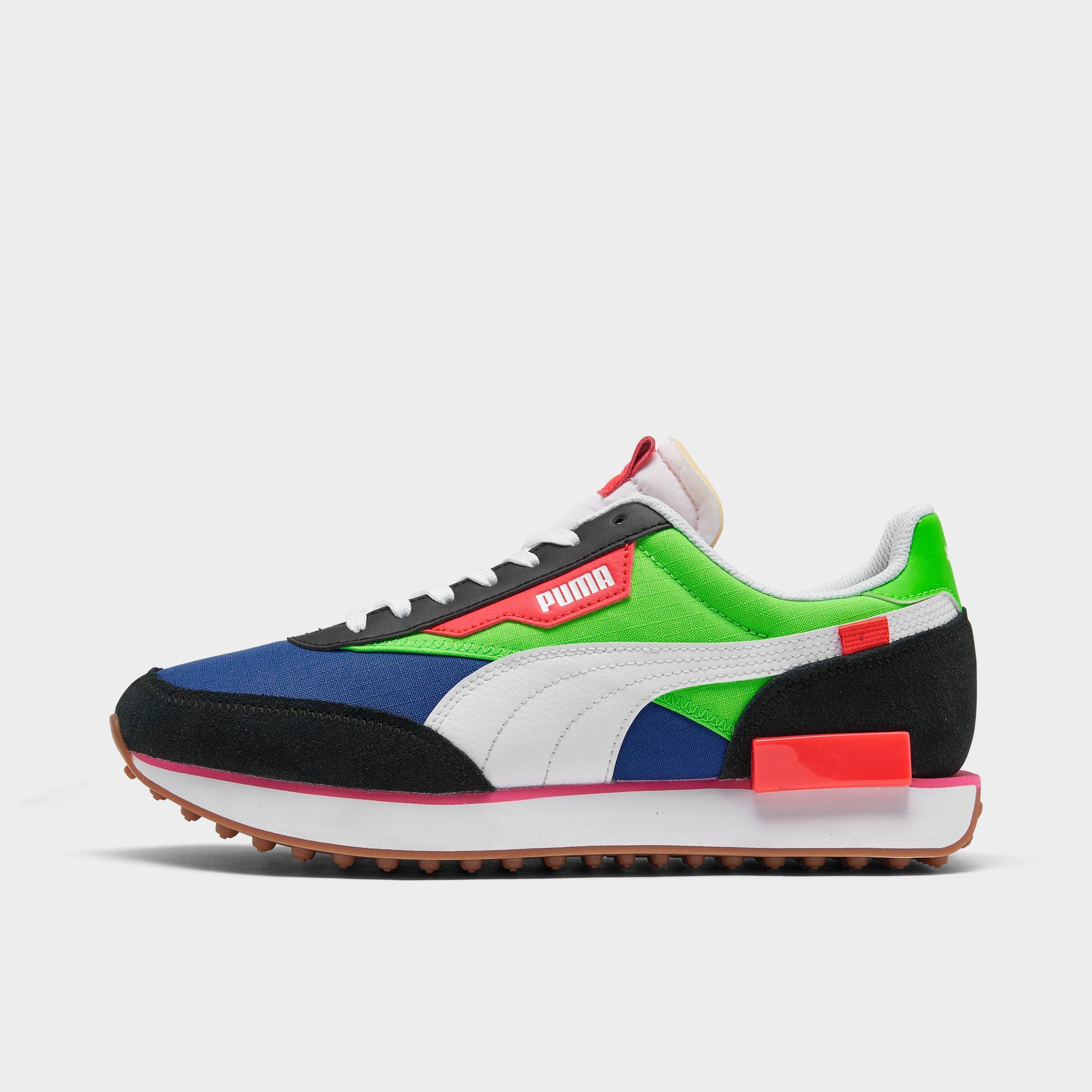 colorful puma sneakers