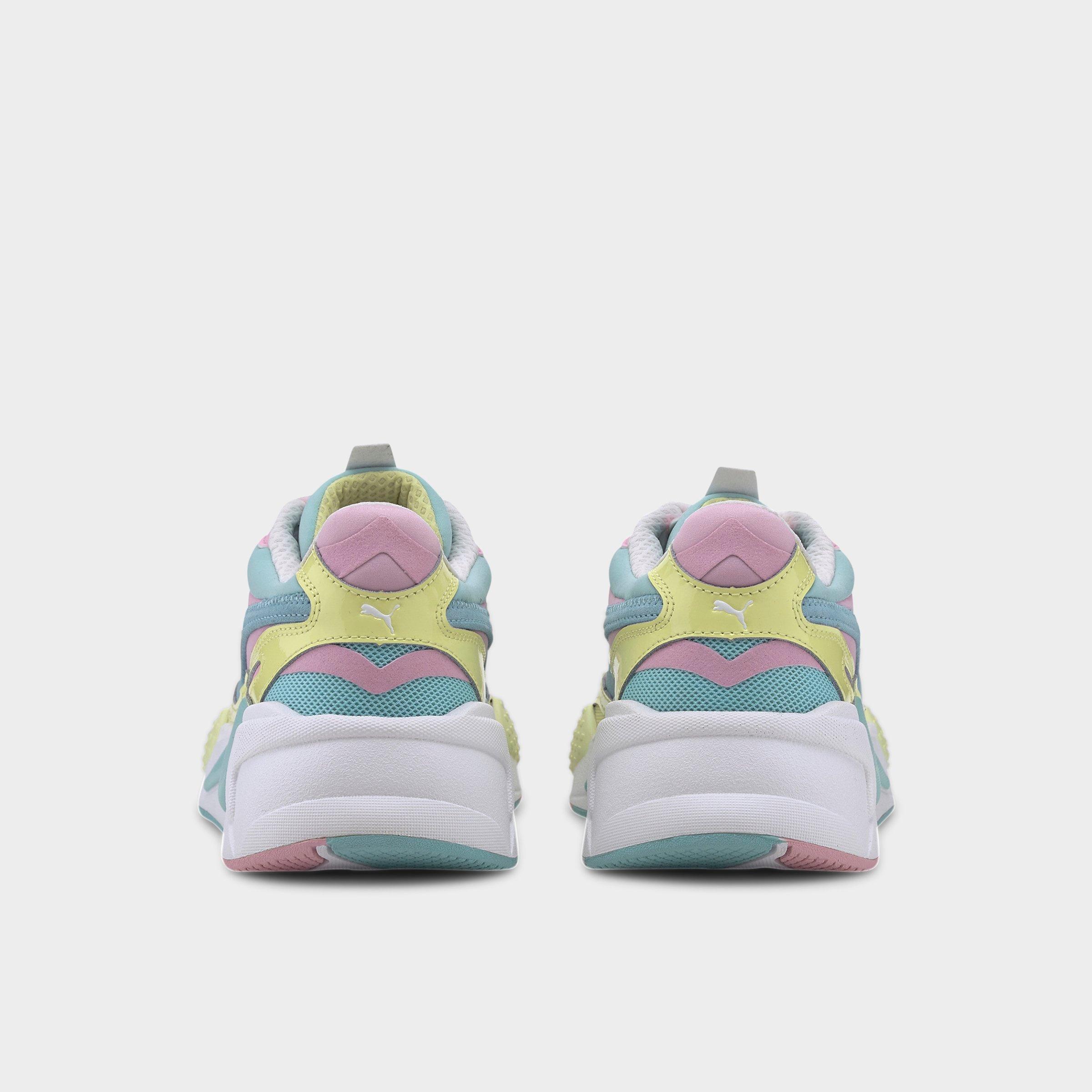 puma blue pink shoes