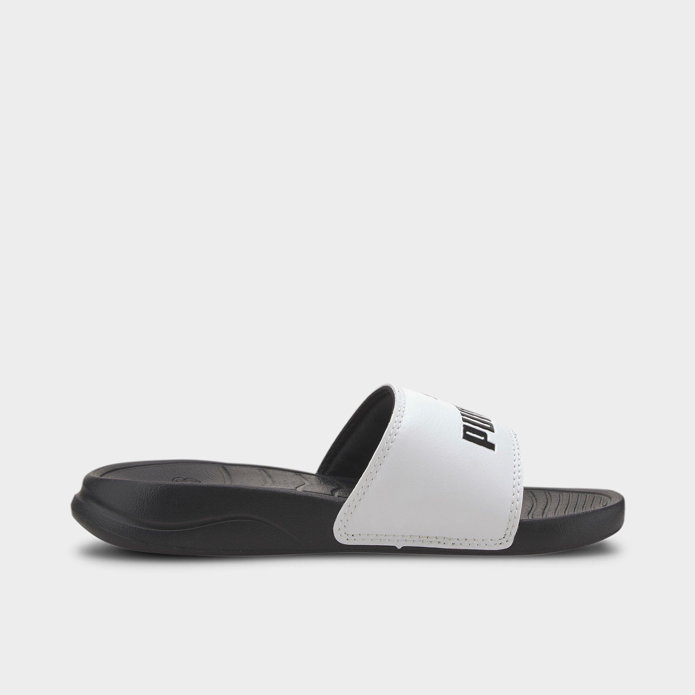 puma black sandals