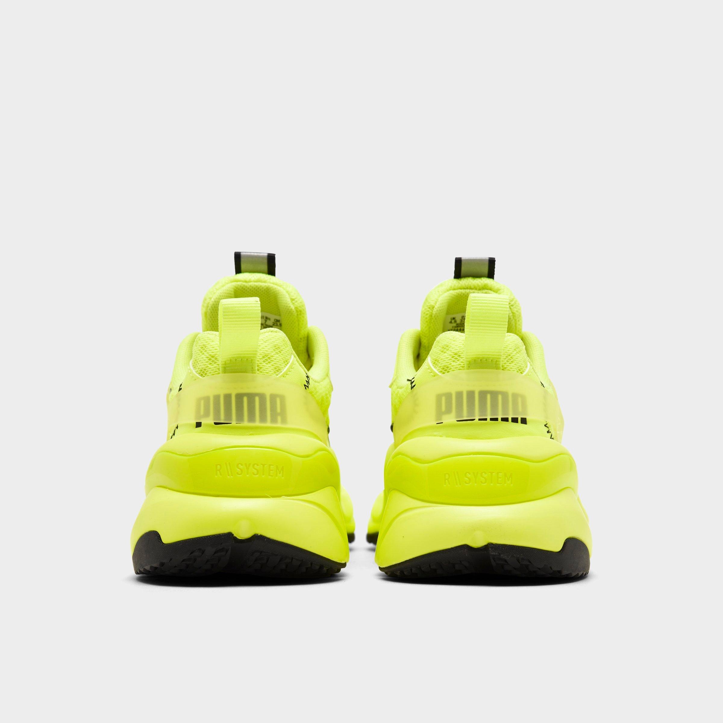 neon green puma shoes
