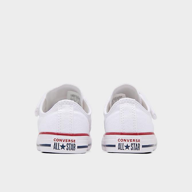 Left view of Little Kids' Converse Chuck Taylor All Star Easy-On Casual Shoes in White/White/Natural Click to zoom