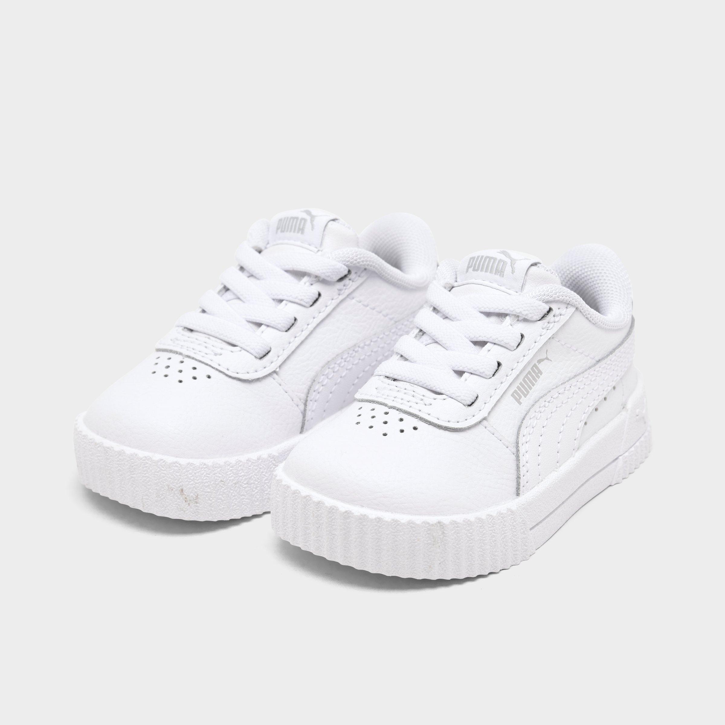 toddler white pumas