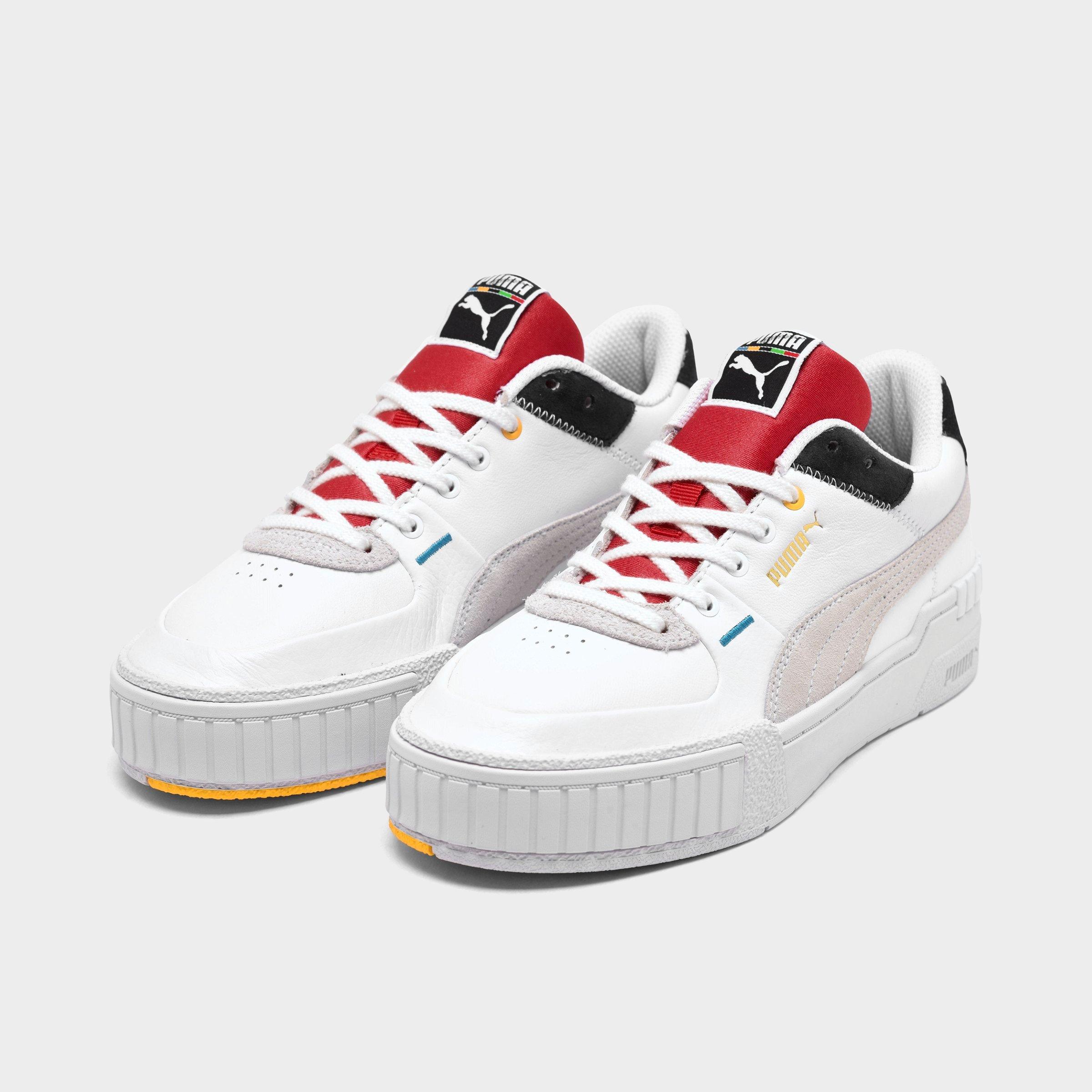 puma white casual shoes