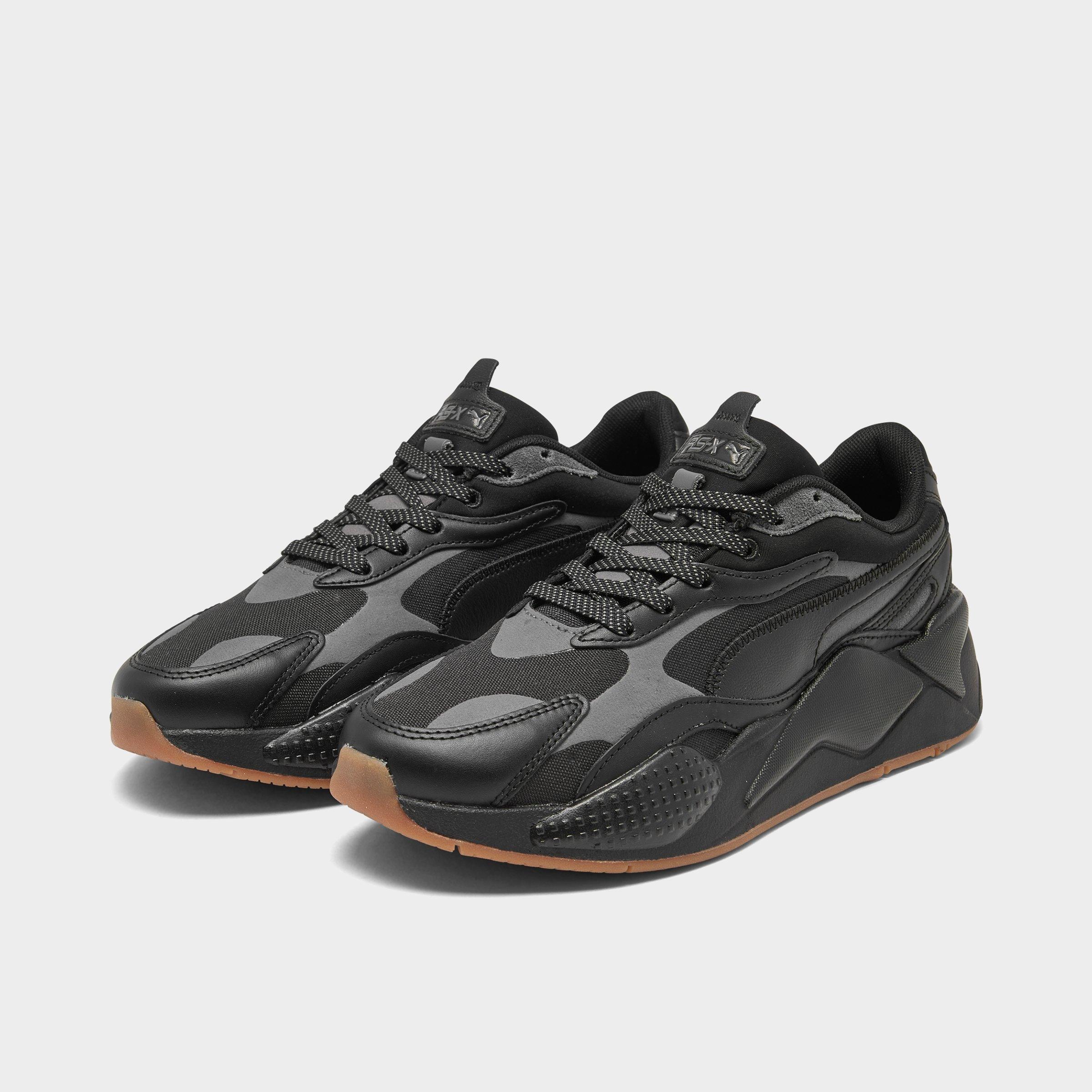 puma black casual shoes