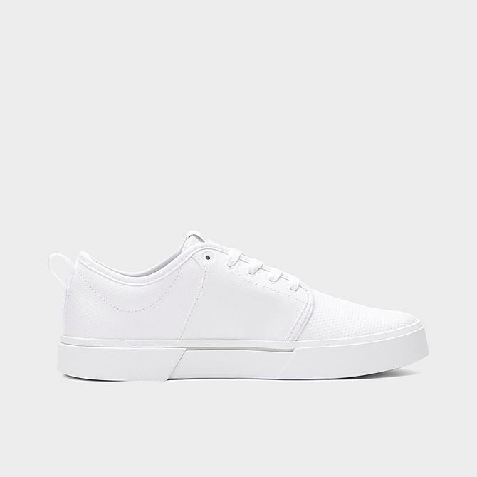 Front view of Men's Puma El Rey II Perforated Casual Shoes in Puma White/Grey Violet Click to zoom