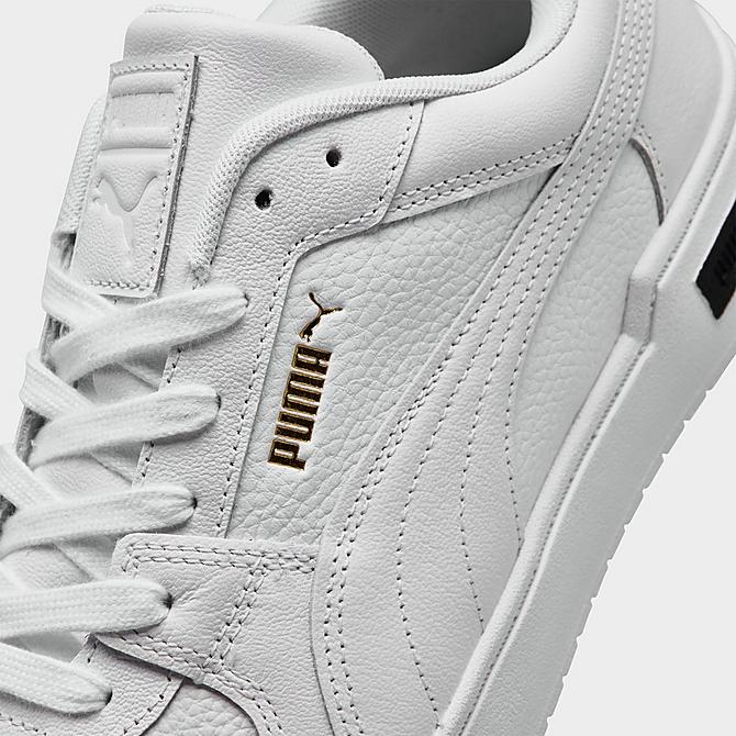 Front view of Men's Puma CA Pro Classic Casual Shoes in White/Black Click to zoom