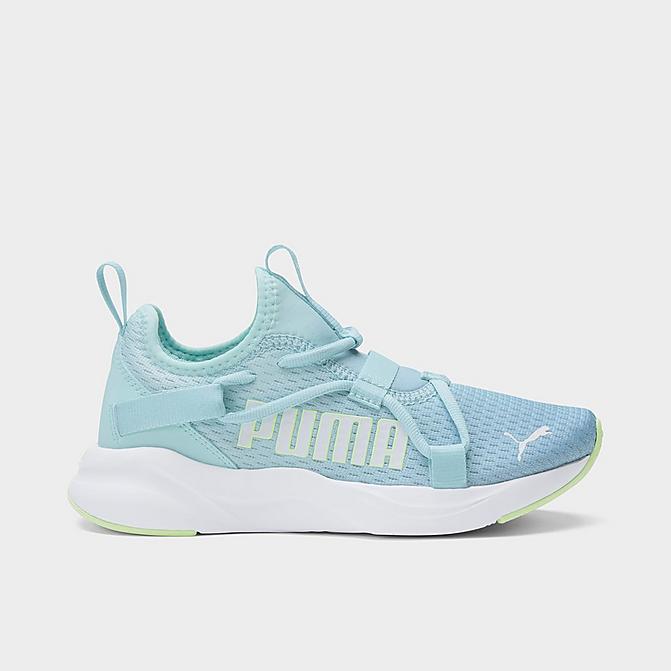 Right view of Big Kids' Puma Softride Rift Ombre 2 Casual Shoes in Ethereal Blue/Aruba Blue/Puma White Click to zoom