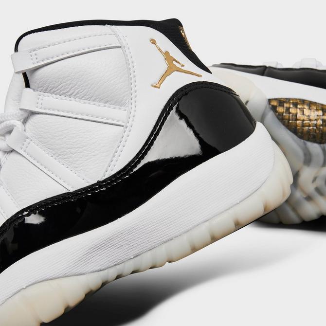 Gold and hotsell white jordans 11