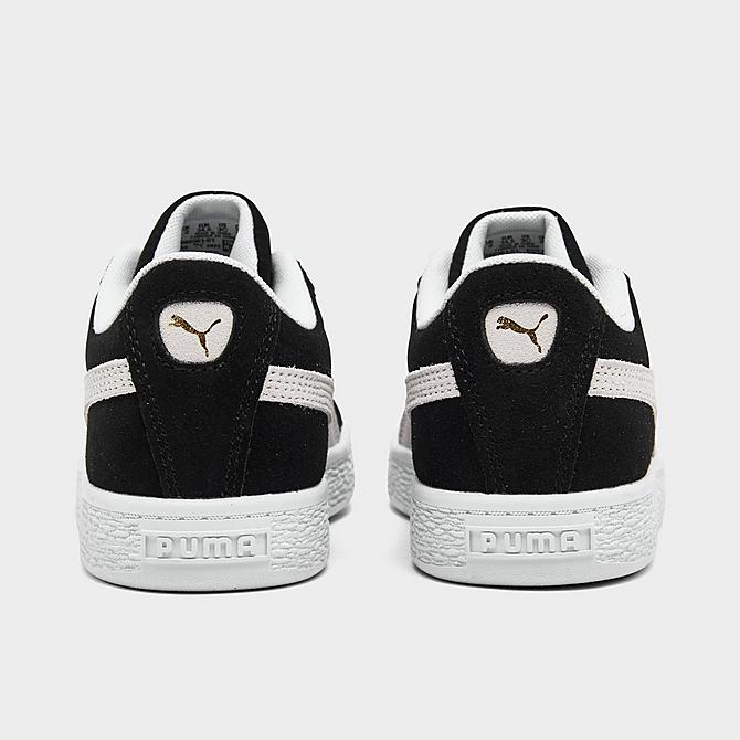 Left view of Little Kids' Puma Suede Classic XXI Casual Shoes in Puma Black/Puma White Click to zoom