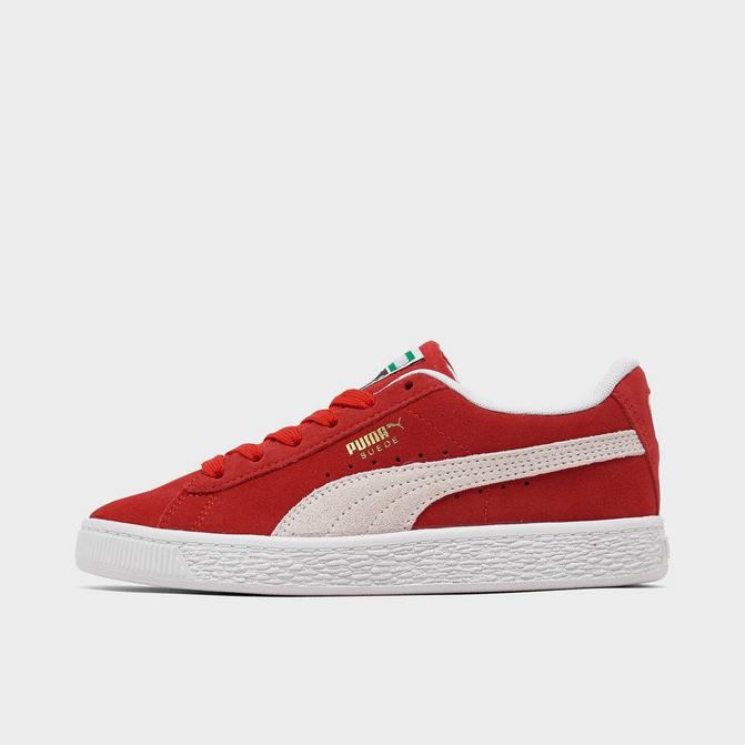 puma suede kids red