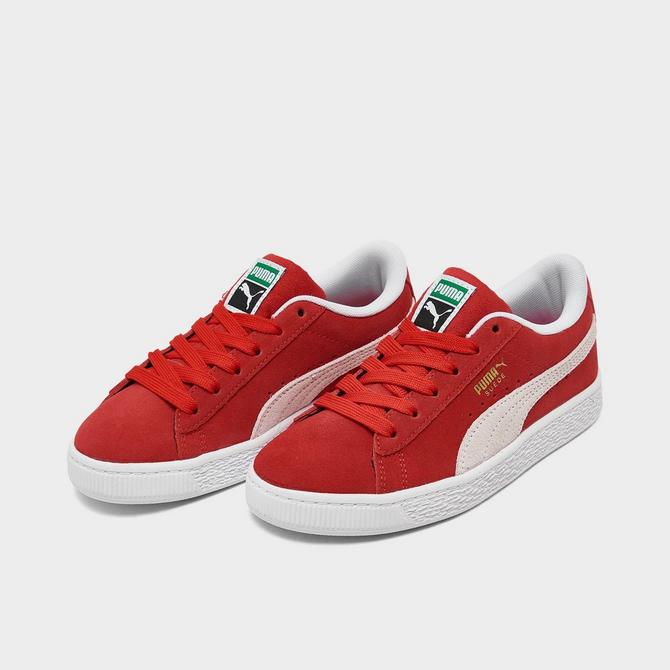 puma suede kids red