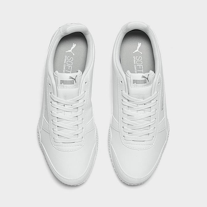 Back view of Women's Puma Bella SL Casual Shoes in Puma White Click to zoom