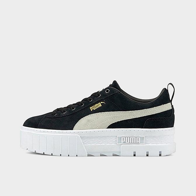 Right view of Women's Puma Mayze Casual Shoes in Puma Black/Puma White Click to zoom