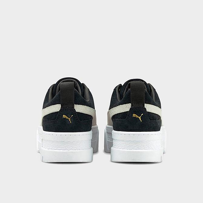 Left view of Women's Puma Mayze Casual Shoes in Puma Black/Puma White Click to zoom