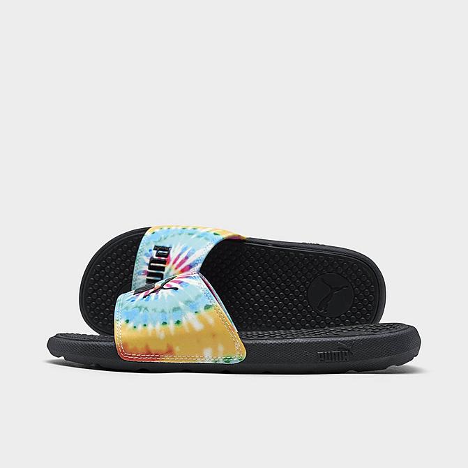 Right view of Women's Puma Cool Cat Tie-Dye Slide Sandals Click to zoom