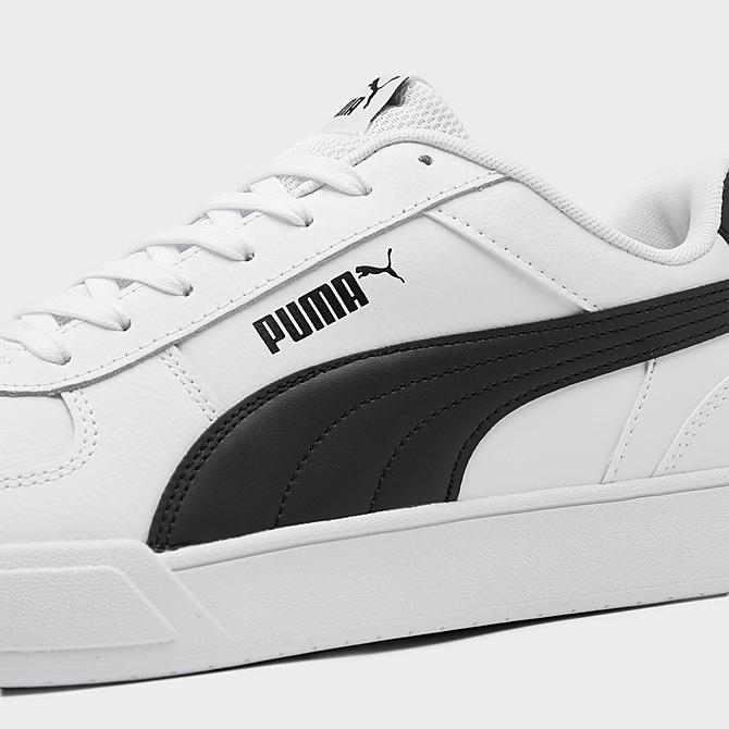 Front view of Men's Puma Caven Casual Shoes in Puma White/Puma Black Click to zoom