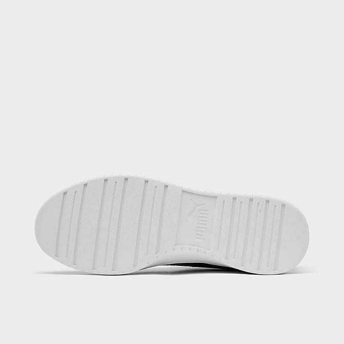Bottom view of Men's Puma Caven Casual Shoes in Puma White/Puma Black Click to zoom