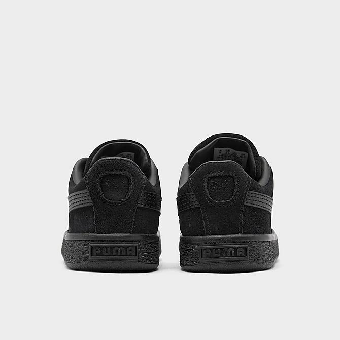 Left view of Boys' Toddler Puma Suede Casual Shoes in Black Click to zoom