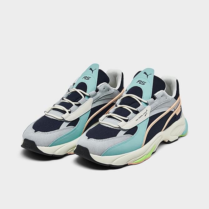Three Quarter view of Men's Puma RS-Connect Dust Casual Shoes in Glacial Blue Click to zoom
