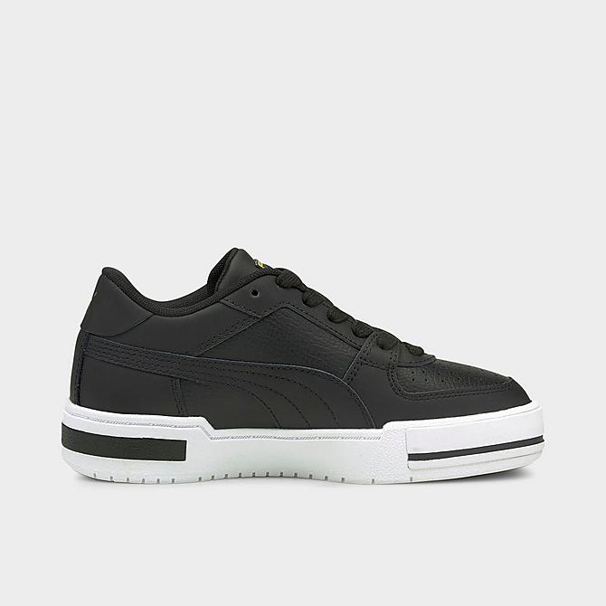 Front view of Big Kids' Puma CA Pro Classic Casual Shoes in Black/White Click to zoom