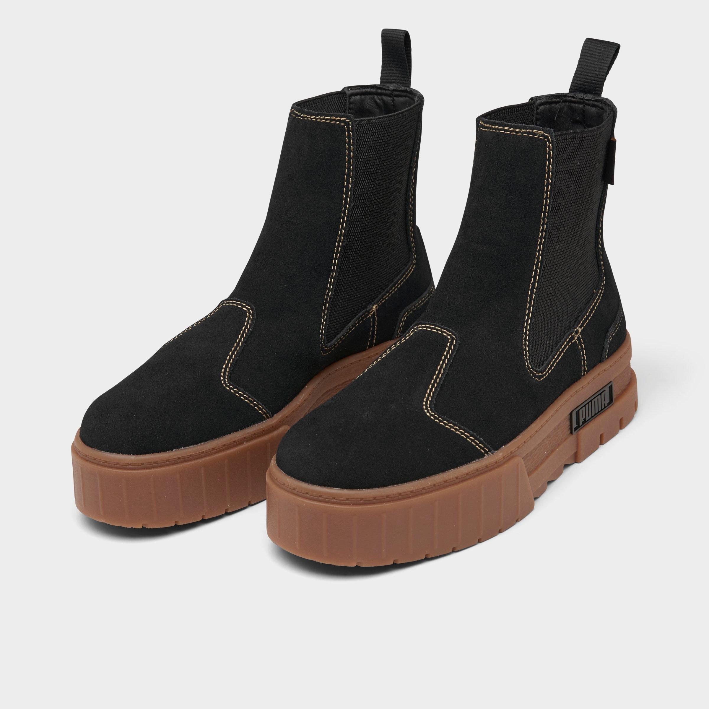 puma mayze suede chelsea boot women's