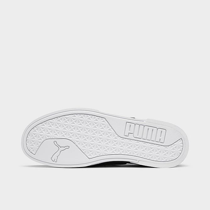 Bottom view of Men's Puma El Rey II Camo Slip-On Casual Shoes in Puma Black/Asphalt Click to zoom