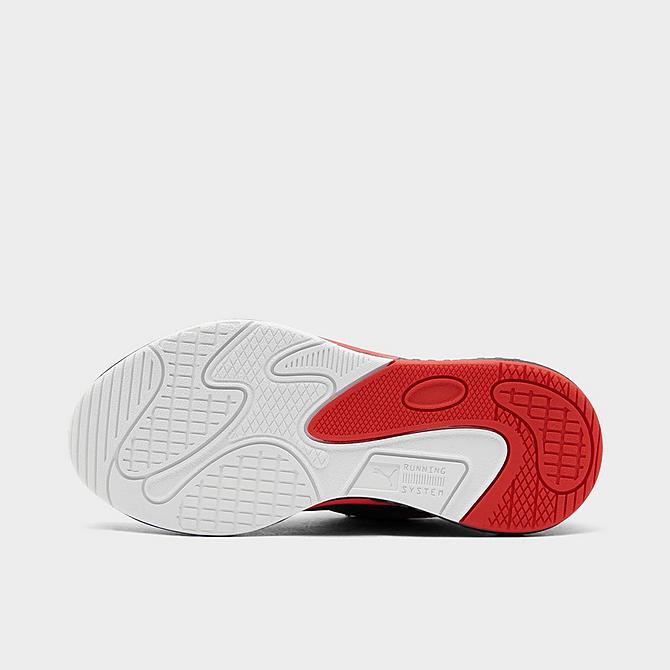 Bottom view of Little Kids' Puma RS-Fast Casual Shoes in Black/Red Click to zoom