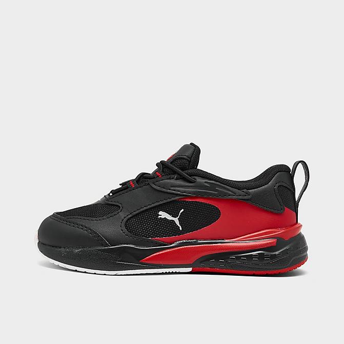 Right view of Kids' Toddler Puma RS-Fast Casual Shoes in Black/Red Click to zoom