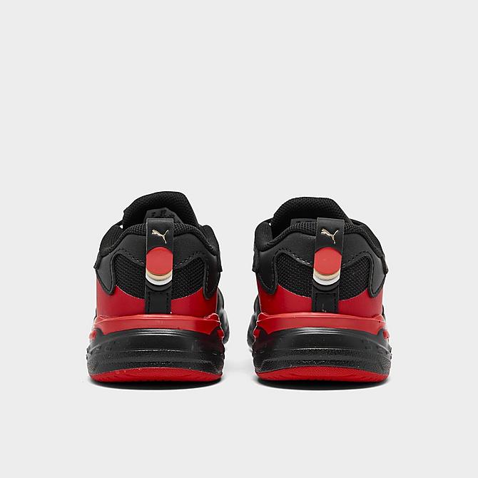 Left view of Kids' Toddler Puma RS-Fast Casual Shoes in Black/Red Click to zoom