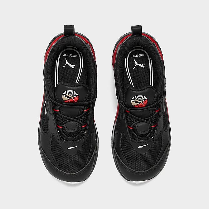 Back view of Kids' Toddler Puma RS-Fast Casual Shoes in Black/Red Click to zoom