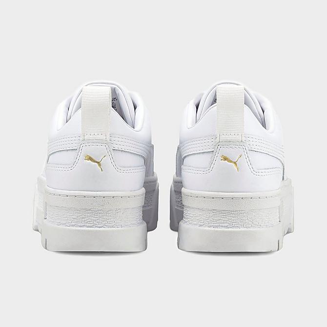 Left view of Women's Puma Mayze Casual Shoes in Puma White Click to zoom