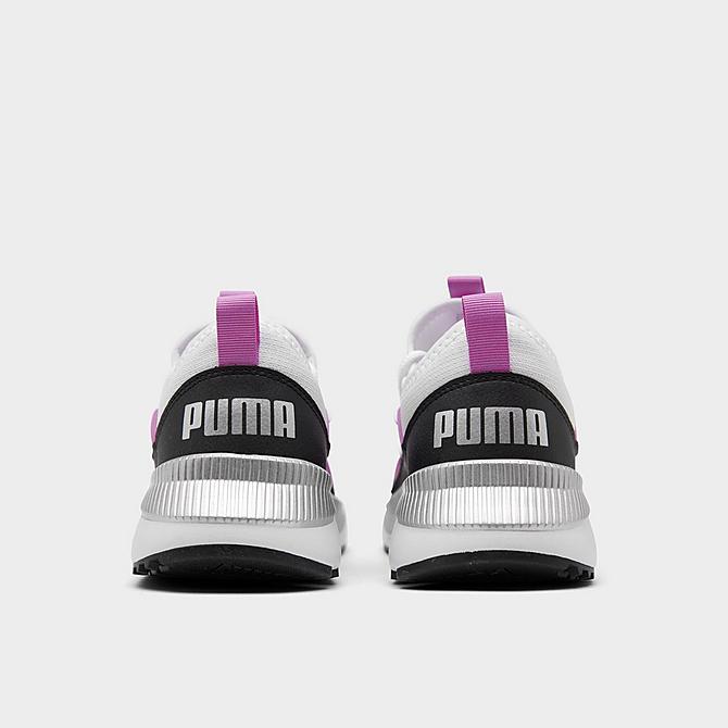 Left view of Women's Puma Pacer Future Allure Casual Shoes in Puma White/Opera Mauve/Puma Black Click to zoom