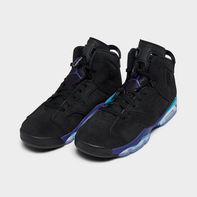 Retro 6 jordans hot sale black and blue