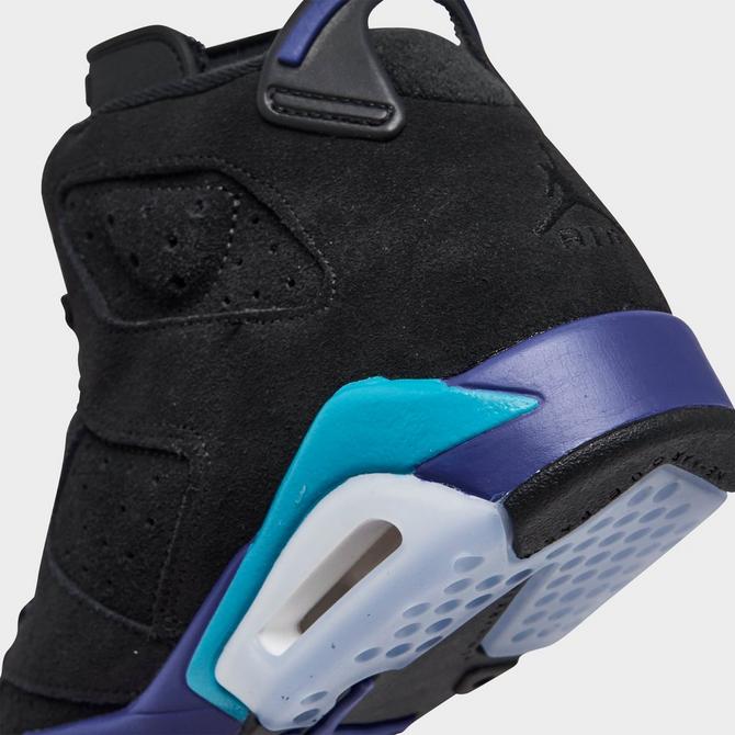 Jordan retro 6 on sale black and blue