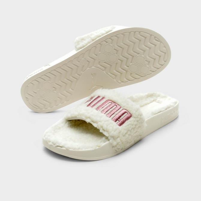 Puma fluffy slides clearance jacket