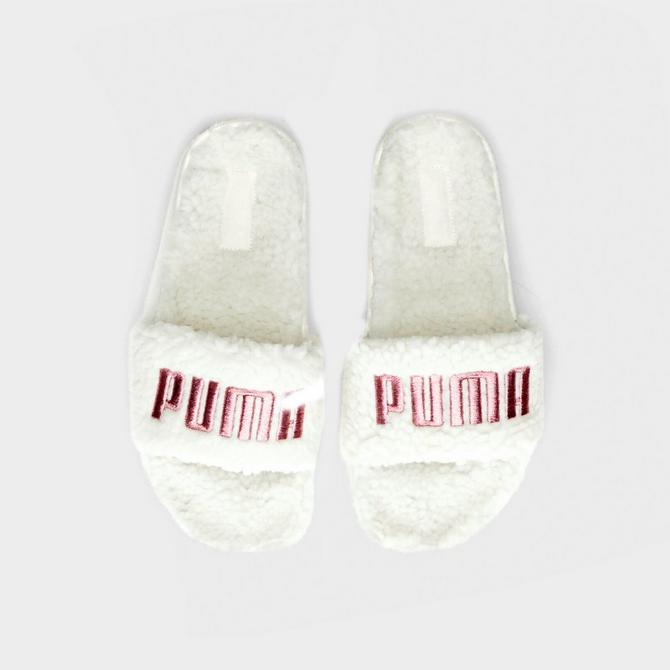 Women's Puma Leadcat 2.0 Sherpa Slide Sandals| Finish Line