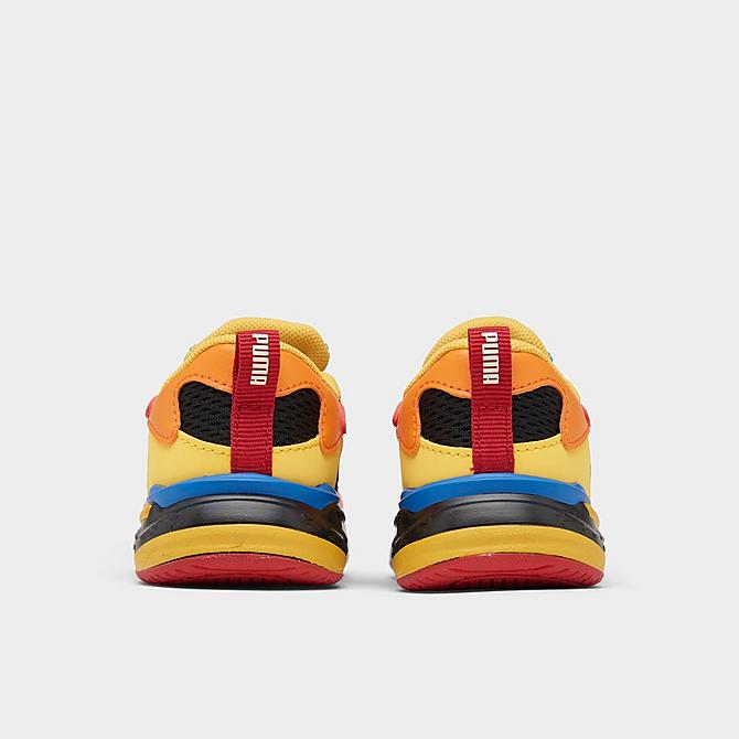 Left view of Kids' Toddler Puma RS-Fast Candy Casual Shoes in Orange/Blue/Black/Yellow/Red Click to zoom