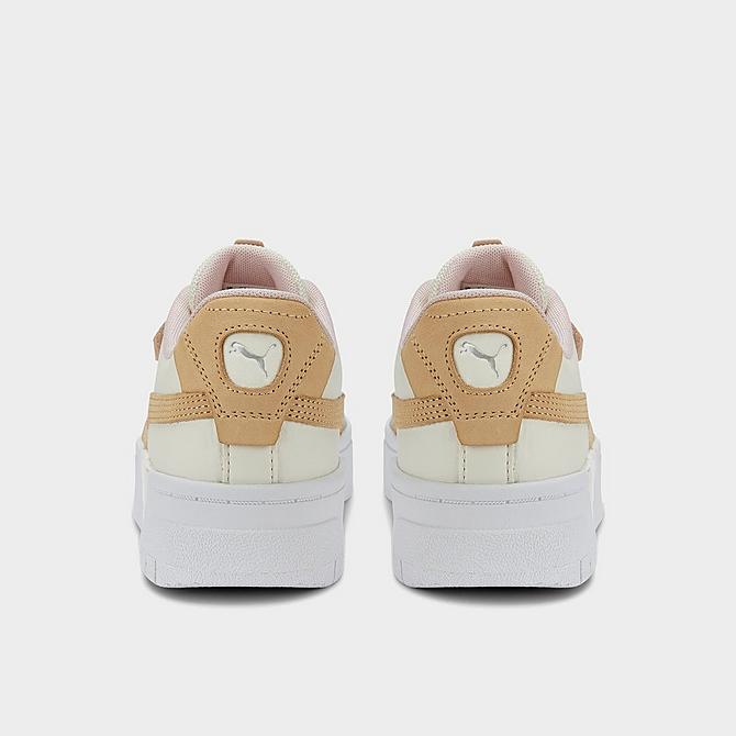 Left view of Women's Puma Cali Dream Pastel Casual Shoes in Whisper White/Puma White/Island Pink Click to zoom